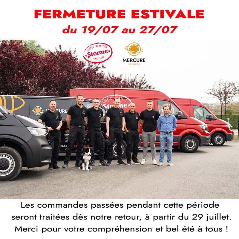 Fermeture Estivale STORME