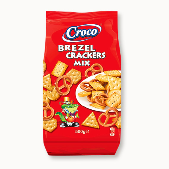 CROCO Brezel crackers mix 750g