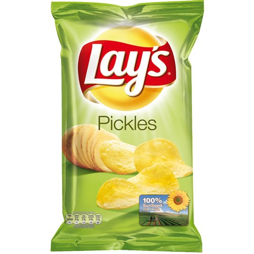 LAY'S Pickles 20x40g Kleine zakjes Pickles chips online bestellen