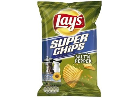 Lays Superchips peper en zout 20 x 40g