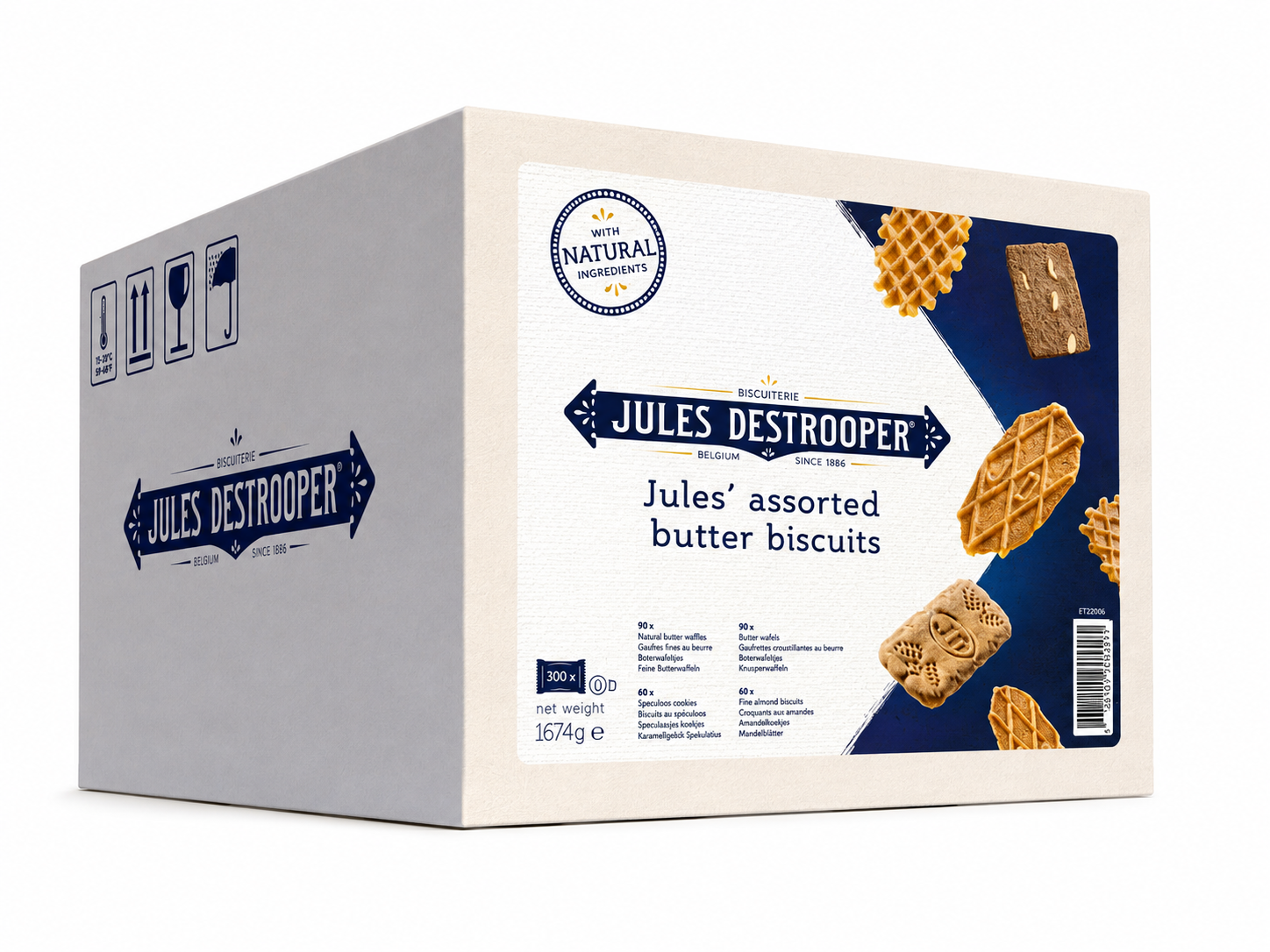 Jules Destrooper Assortiment boterkoekjes 300st
