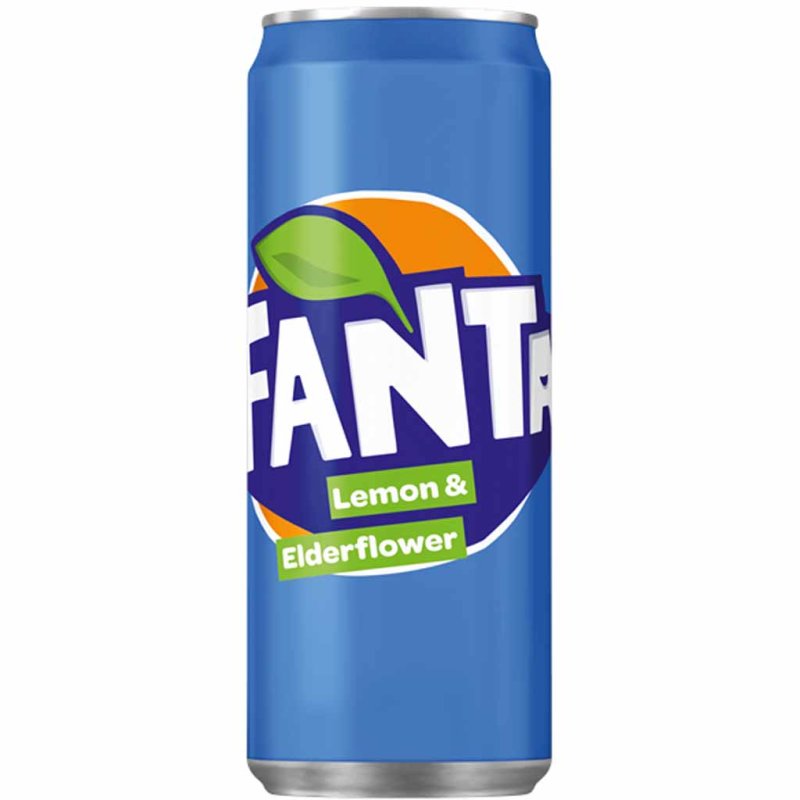 Fanta Zero Lemon &amp; Elderflower – 24 x 33 cl