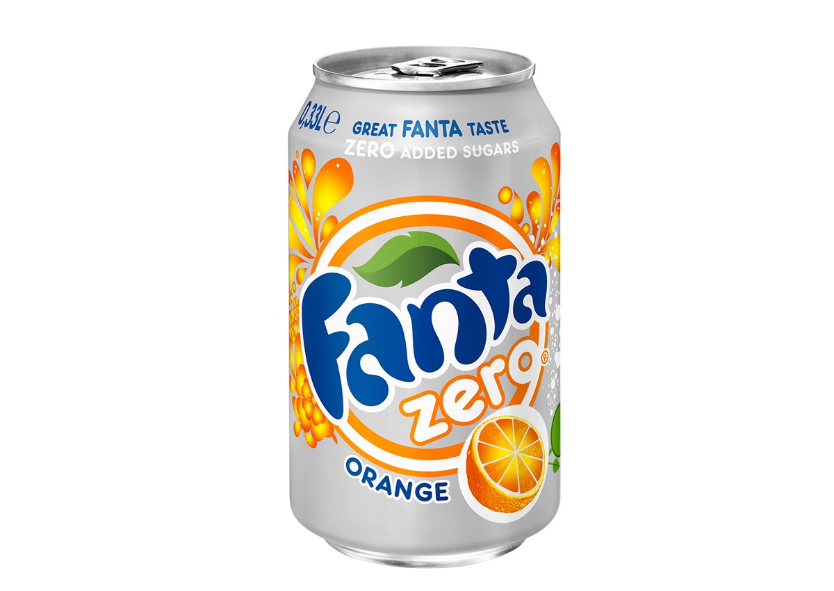 Fanta Zero sinaaasappel CAN 24 x 33cl