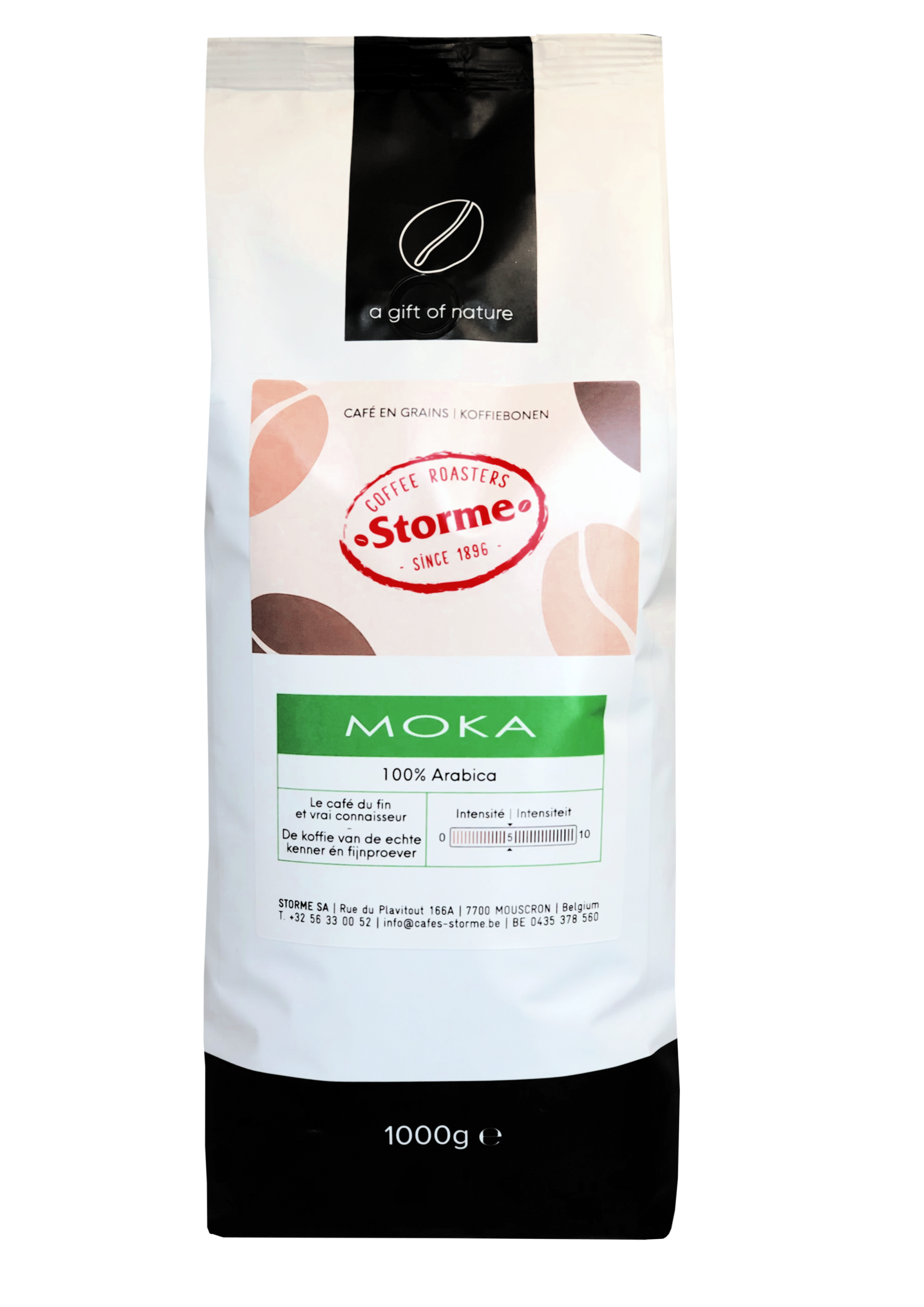 Storme Mokka bonen 1Kg