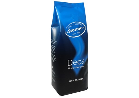 Storme gemalen koffie Cafeinevrij 4 x 250g