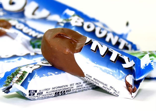 Commander des barres chocolatées BOUNTY en ligne