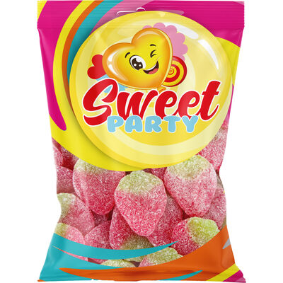 Sweet Party fraise sucre 16 x 100 g.