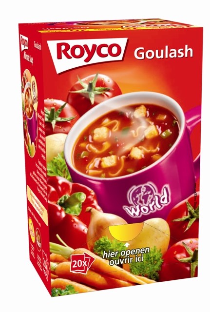 Royco soep goulash et korstjes