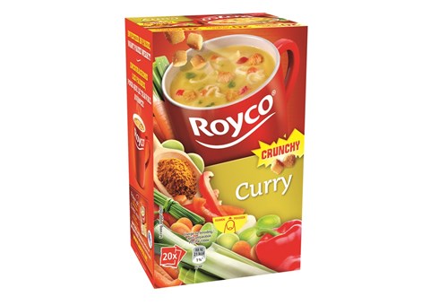 Royco soep kerrie en korstjes