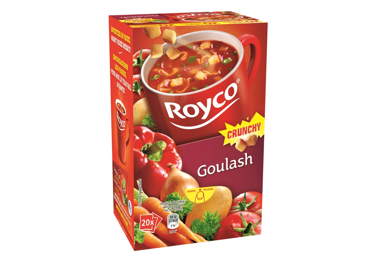 Royco soupe goulash et croutons