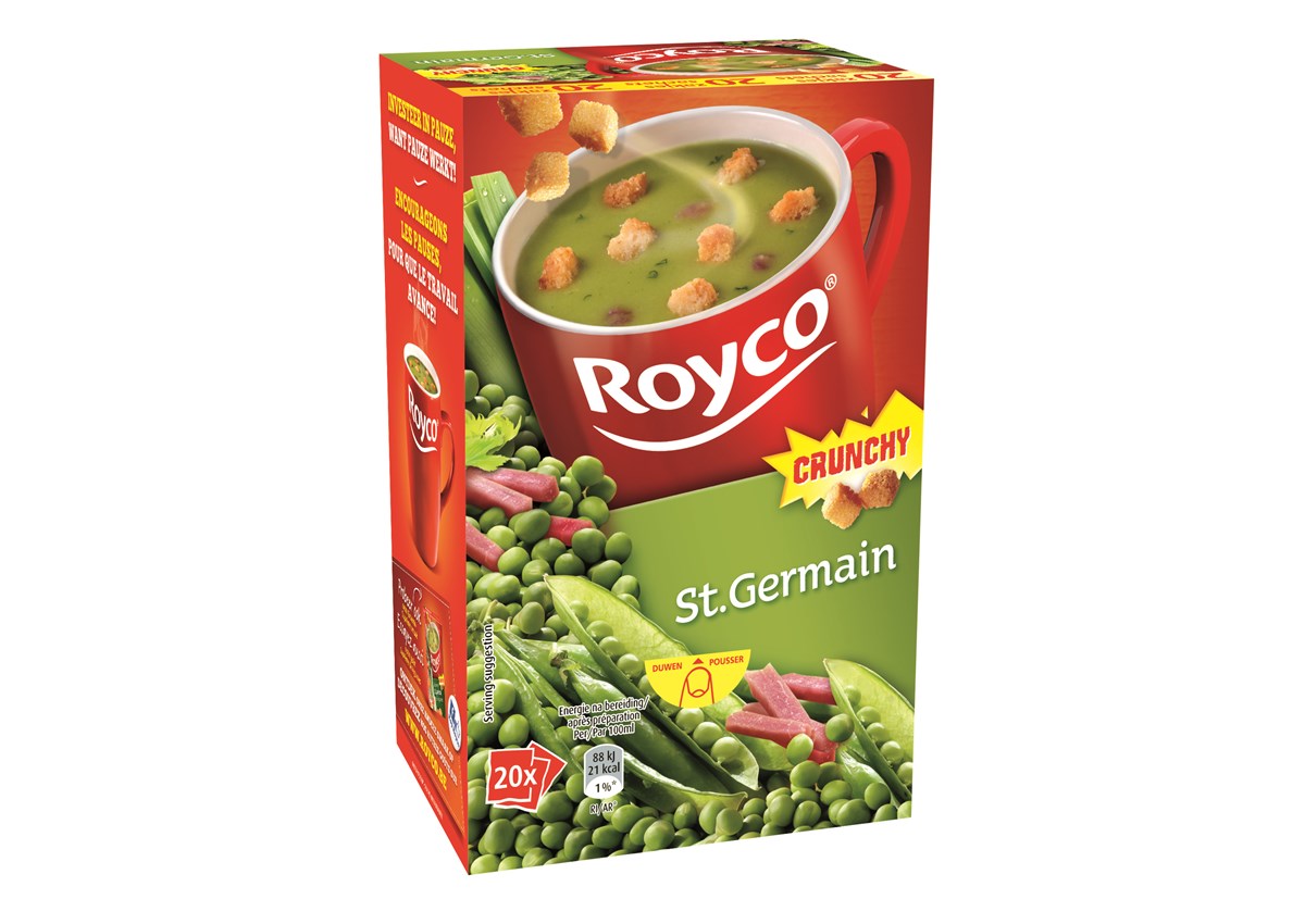 Royco St. Germain pois et croutons 20p