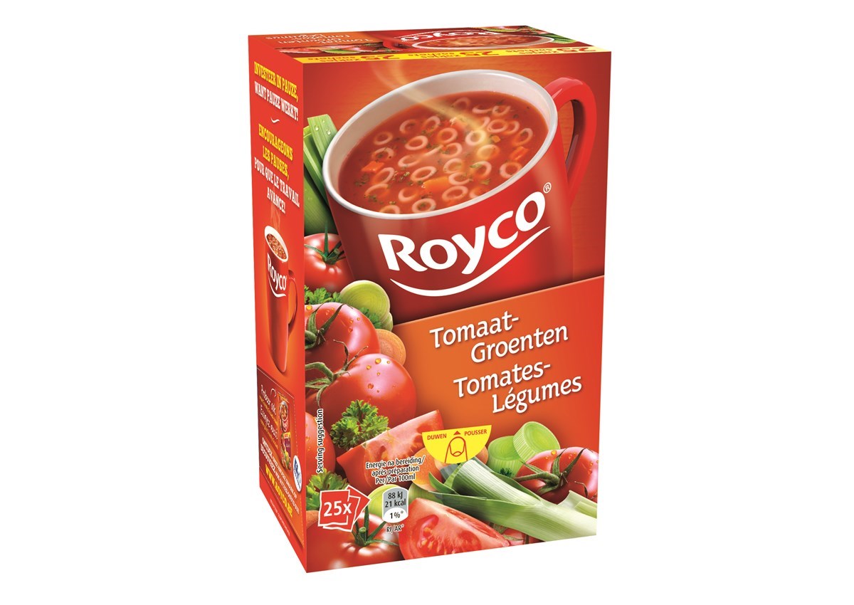 Soupe déshydratée 10 légumes ROYCO : les 4 sachets de 20 cl à Prix