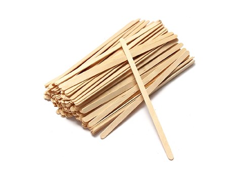 Spatules en bois 110 mm x2000