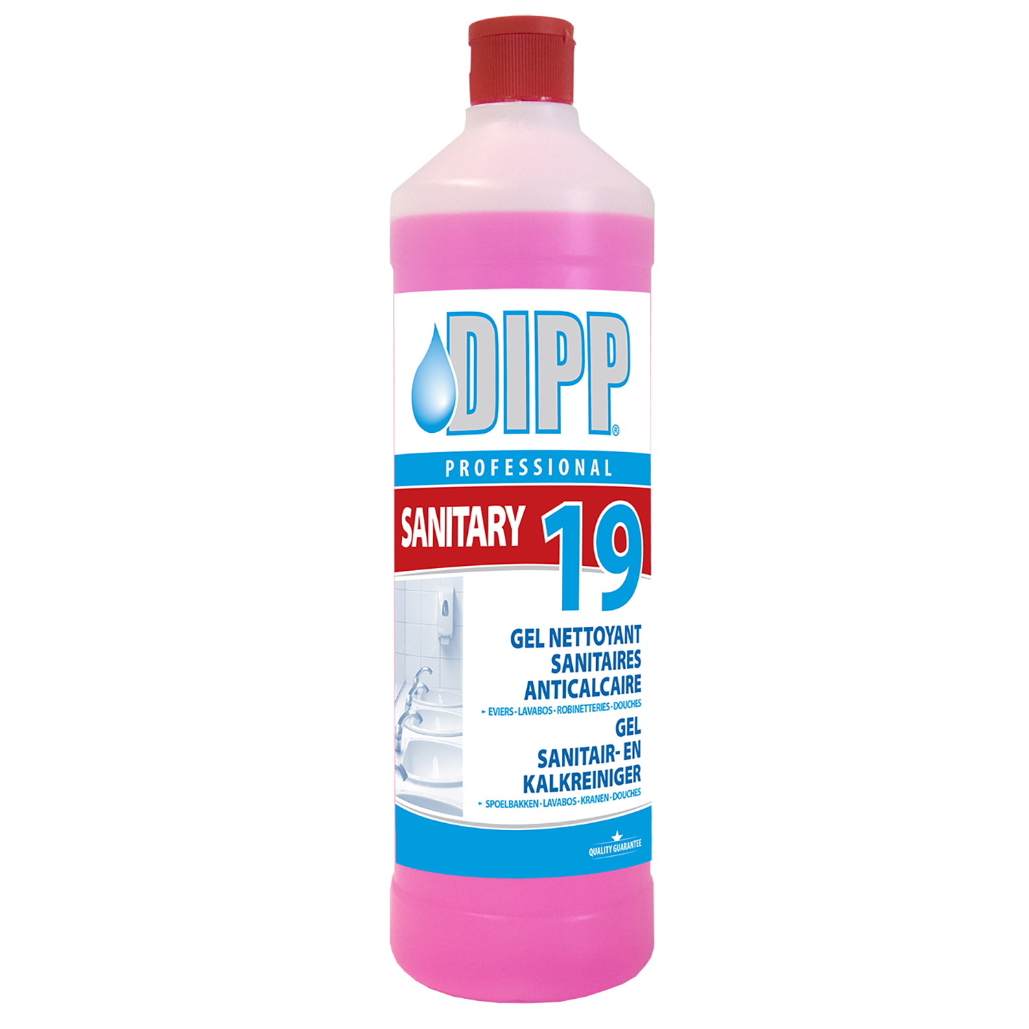 DIPP 19 gel nettoyant sanitaire-anticalcaire 1l