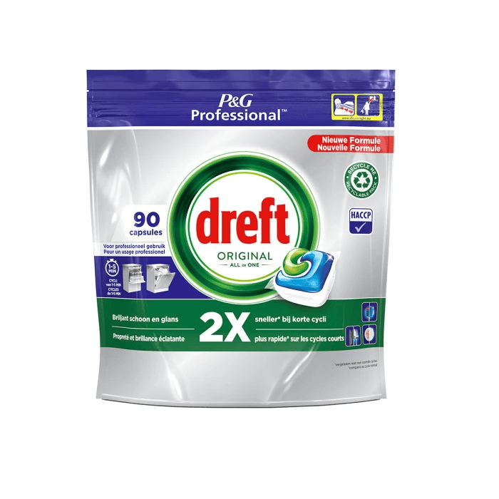 Dreft vaatwastabletten ALL-In One Prof 90st