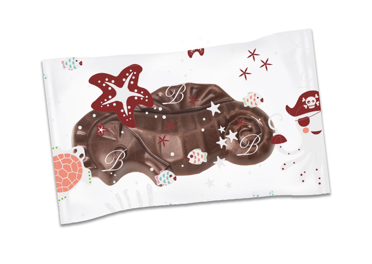 Belgische zeevrucht Chocolade individueel verpakt online kopen